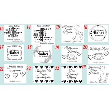 Pudełko na Merci z Grawerem Upominek Podziękowanie dla Mamy Babci Dziadka