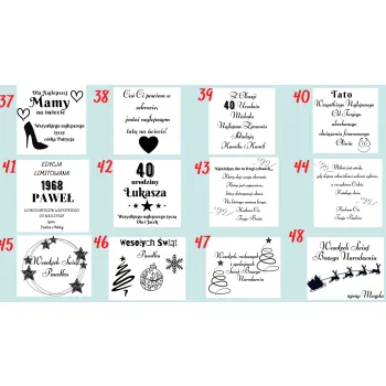 Pudełko na Merci z Grawerem Upominek Podziękowanie dla Mamy Babci Dziadka