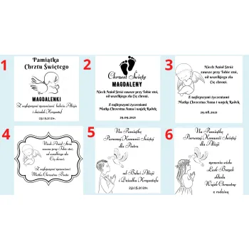 Pismo Święte z Grawerem Chrzest Roczek Bierzmowanie