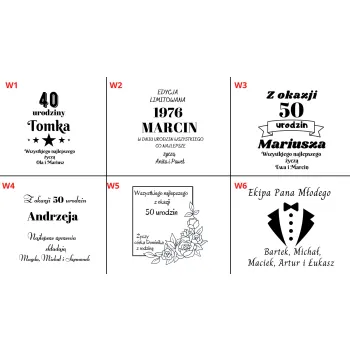 Zestaw do Whisky z Grawerem – Personalizowany Prezent z Szklankami i Kostkami – Idealny na Urodziny i Okazje