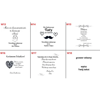 Zestaw do Whisky z Grawerem – Personalizowany Prezent z Szklankami i Kostkami – Idealny na Urodziny i Okazje