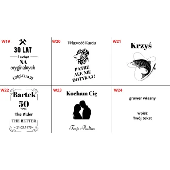 Zestaw do Whisky z Grawerem – Personalizowany Prezent z Szklankami i Kostkami – Idealny na Urodziny i Okazje