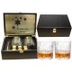 Zestaw do Whisky z Grawerem – Personalizowany Prezent z Szklankami i Kostkami – Idealny na Urodziny i Okazje