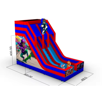 Dmuchana Ślizgawka Skate 6,2m – Zjeżdżalnia Dmuchana w Stylu Młodzieżowym