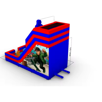 Dmuchana Ślizgawka Skate 6,2m – Zjeżdżalnia Dmuchana w Stylu Młodzieżowym
