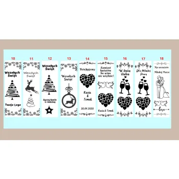 Drewniane Pudełko Prezentowe z Grawerem – na Butelkę (bez alkoholu)