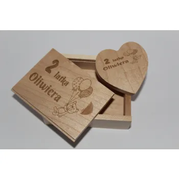 Pendrive  32 Gb Serce Beż z Grawerem w Cenie