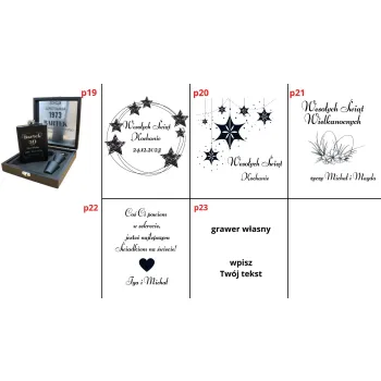 Elegancka Piersiówka z Grawerem – Idealny Zestaw Prezentowy na Urodziny i Jubileusze